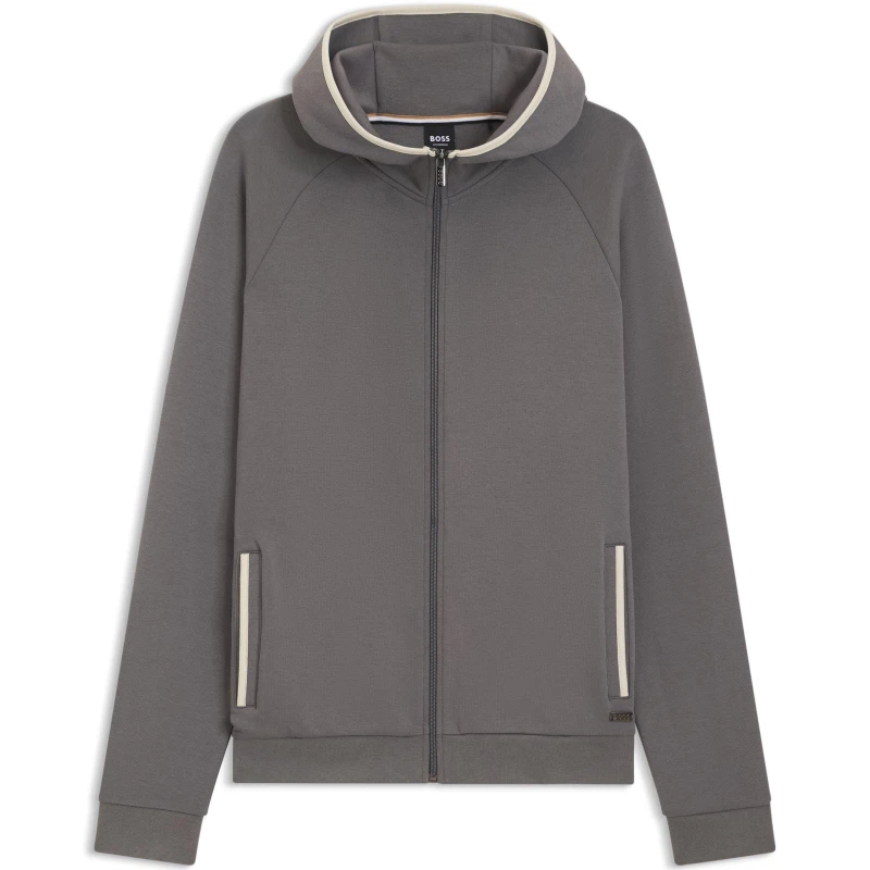 Image of Boss Sense Hooded Jacket 10265882 0 Dark Grey 025 male M