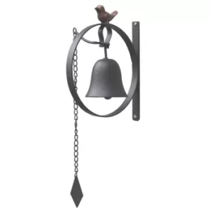 Image of Wall Hanging Bell With Bird Design