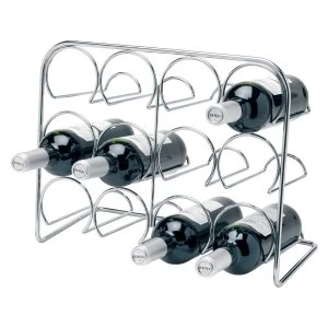 Image of Hahn Pisa 12 Bottle Wine Rack - Chrome