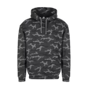 Image of AWDis Mens Camo Hoodie (M) (Black Camo)