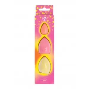 Image of W7 Cosmetics Glow Getter Neon Beauty Sponge Trio Kit