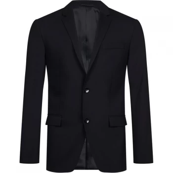 Image of Calvin Klein Wool Suit Blazer - Midnight Navy