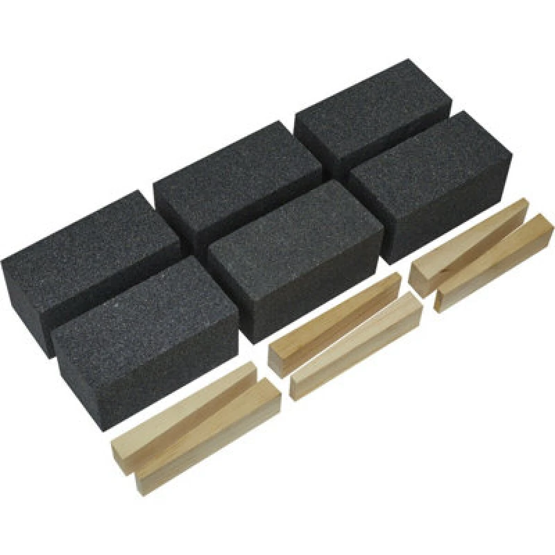 Image of Loops 6 PACK Silicon Carbide Floor Grinding Block - 50 x 50 x 100mm - 24 Grit Multi