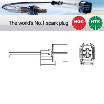 Image of 1x NGK NTK Oxygen O2 Lambda Sensor OZA659-EE74 OZA659EE74 (1591)