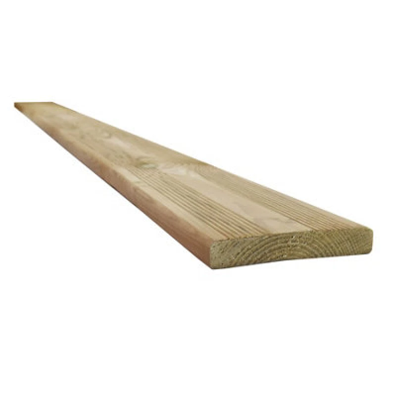 Image of Snowdon Timber Treated Decking Board (T) 21mm (W) 120mm (L) 2.4M - Pack Of 10