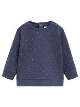 Image of Mango Baby Girls Spot Print Sweatshirt