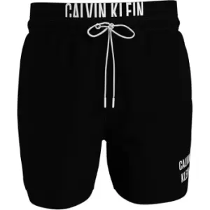 Image of Calvin Klein Jeans Medium Double Waistband - Black