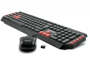 Image of Wireless Multimedia Keyboard and Mouse
