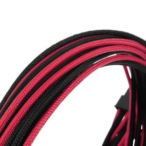 Image of CableMod C-Series Rmi RMx ModFlex Essentials Cable Kit - Black/Red