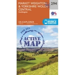 Image of Market Weighton and Yorkshire Wolds Central by Ordnance Survey (Sheet map, folded, 2015)