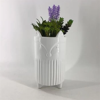Image of Stanford Home Home Succulent Pot - Fox Ceramic