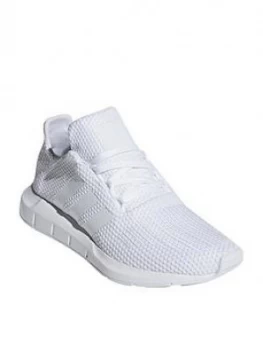 Image of adidas Originals Swift Run Junior Trainers, White/White, Size 4