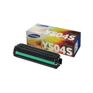 Image of Samsung Toner cartridge Y504S CLT Y504SELS Original Yellow 1800 pages