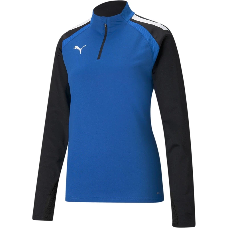 Image of Puma Puma Teamliga 1/4 Zip Top W Drill Womens Blue Lemonade female 16 (XL)