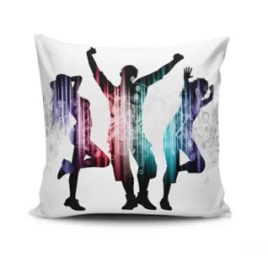 Image of NKLF-343 Multicolor Cushion Cover