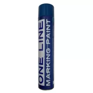 Image of One Line Marking Paint Blue 750ml Aerosol