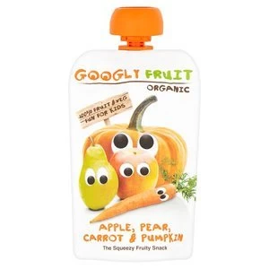 Image of Googly Fruit Apple Pear Carrot and Pumpkin Squeezy