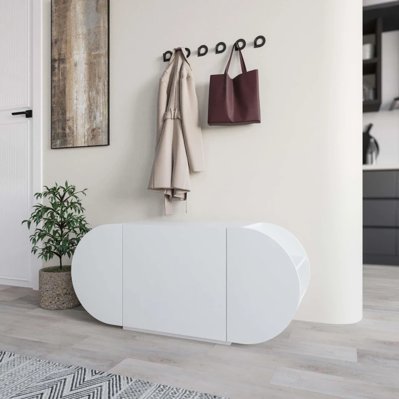 Image of Decortie Pozy Shoe Storage Bench White WFZ13 Unisex
