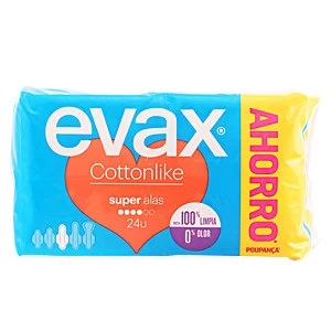 Image of COTTONLIKE compresas super alas 24 uds