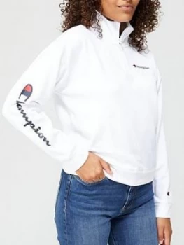Image of Champion Zip Through Track Top - White