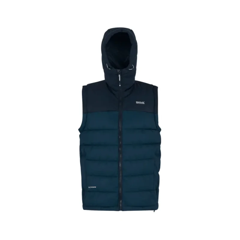 Image of Regatta Regatta Men Aldthorn Insulated Baffled Body Warmer in Dark Blue Size: Small Dark Blue S Male 5063516133087
