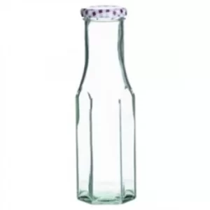 Image of Kilner Red Hexagonal Twist Top Bottle 250ml