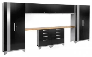 Image of Newage Products Performance 2.0 10 piece Garage Cabinet Set