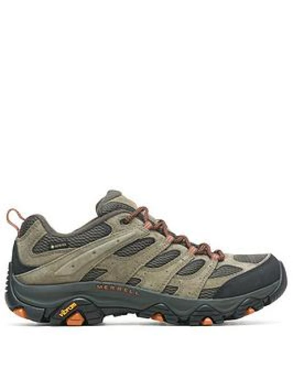 Image of Merrell Moab 3 GTX Leather Textile Mens Comfort Shoes - Olive - Size:UK 10