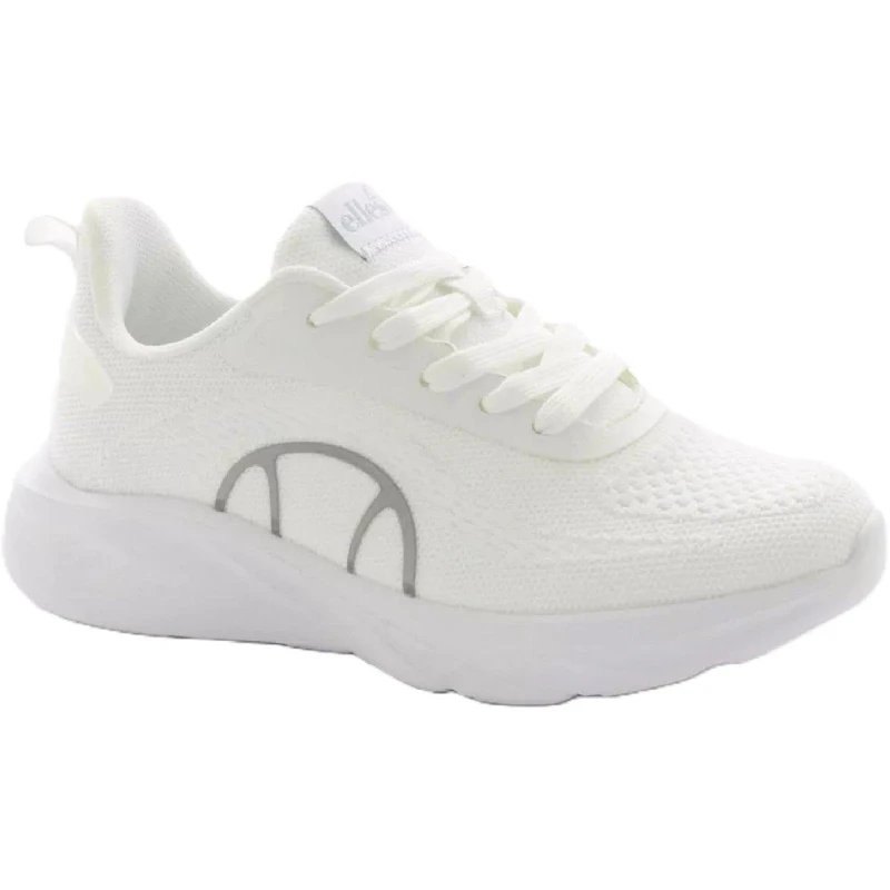 Image of Ellesse Womens Como Runner Low-Top Trainers White/Silver female 4 (37)