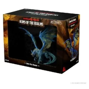 Image of D&amp;D Icons of the Realms: Adult Blue Dragon Premium Figure