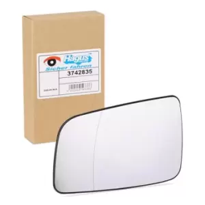 Image of VAN WEZEL Wing Mirror Glass OPEL,VAUXHALL 3742835 09130905,6428736