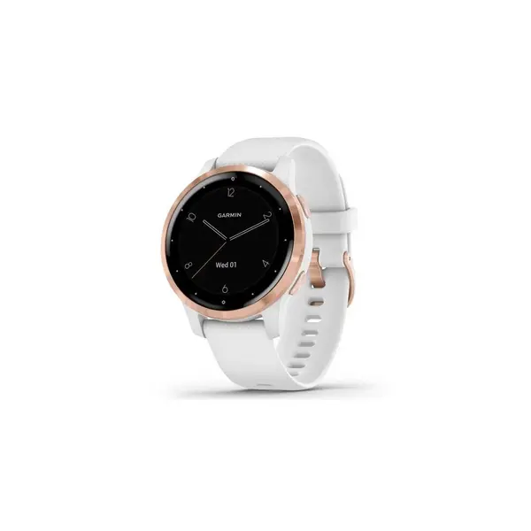 Image of Garmin Vivoactive 4s Smartwatch GPS Sports Watch - White/Rose Gold