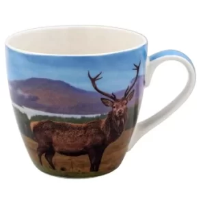 Image of new wildlife stag breakfast mug