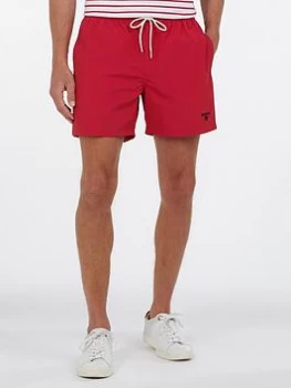 Image of Barbour Essential Swim Short - Raspberry , Raspberry, Size 2XL, Men