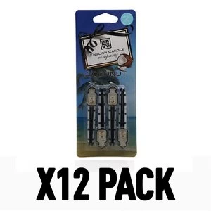 Image of Coconut (Pack Of 12) English Candle Vent Stick