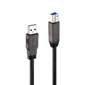 Image of Lindy 43098 USB cable 10 m 3.2 Gen 1 (3.1 Gen 1) USB A USB B Black