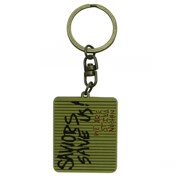 Image of The Walking Dead - Keychain "Saviors save us"