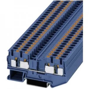 Image of Phoenix Contact PT 4-QUATTRO BU 3211802 Continuity Number of pins: 4 0.2 mm² 4 mm² Blue