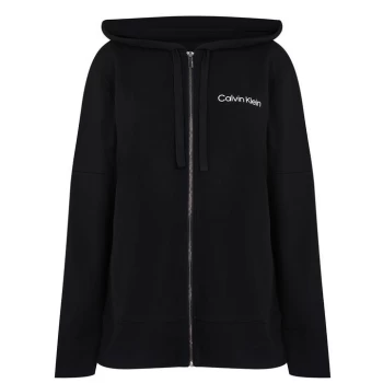 Image of Calvin Klein Modern Structure Zip Hoodie - Black UB1
