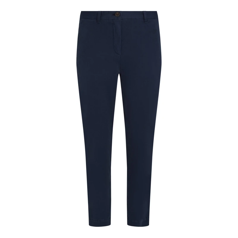 Image of Tommy Hilfiger Womens Stretch Slim Chino Navy female 8 (XS)