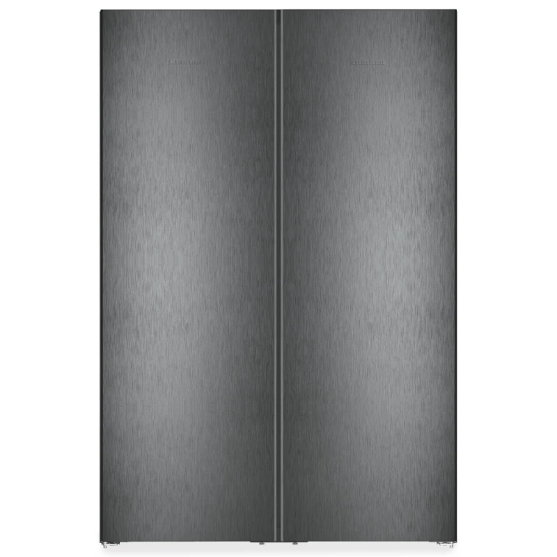 Image of Liebherr XRFBD5220 123cm Plus Side By Side Fridge Freezer - BLACK STEEL XRFBD5220