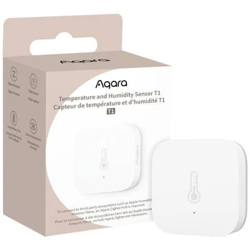 Image of Aqara Aqara Temperature and humidity sensor TH-S02D White Apple HomeKit, Alexa, Google Home TH-S02D