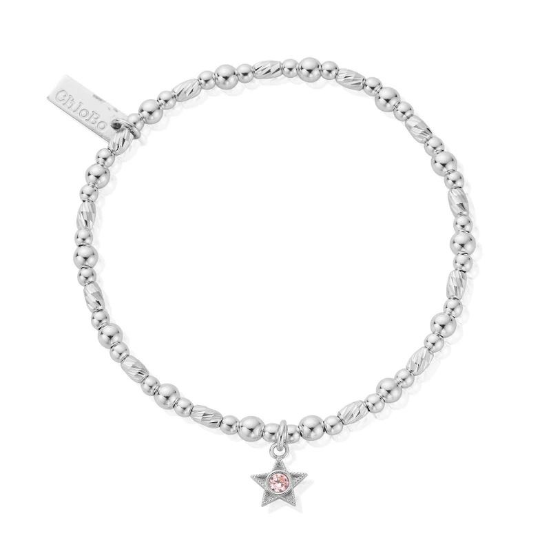 Image of ChloBo SBBCB3498 October Birthstone Bracelet - 925 Sterling Jewellery