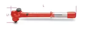 Image of Beta Tools 606 MQ/50 VDE 1000V Insulated 1/2" D Reversible Torque Wrench 5-50Nm