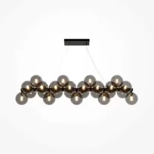 Image of Maytoni Maytoni Dallas Modern 25 Light Bar Pendant Ceiling Light Black Shade, G9