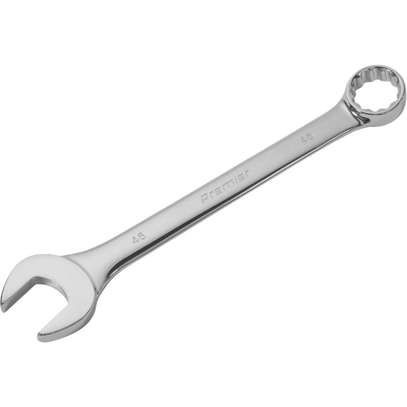 Image of Loops 46mm EXTRA LARGE Combination Spanner - Open Ended & 12 Point Metric Ring Wrench Multi