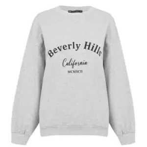 Image of I Saw It First Oversized Sweatshirt - Grey