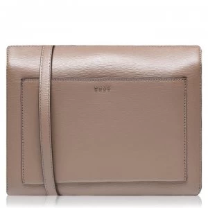 Image of DKNY Sutton Chain Medium Boxy Cross Body Bag - Dune DUN