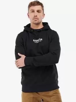 Image of Barbour International Formula Overhead Hoodie, Black, Size S, Men