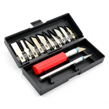 Image of Cml Hobbyist Knife Set - 2 Knife Handles, 12 Blades